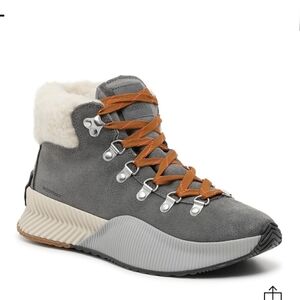 Sorel Gray and Tan Winter Boots